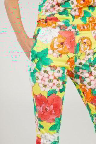 Rechte Broek - Geel, rood en groen