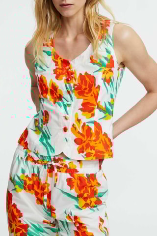 Mouwloos Vest - Multicolor