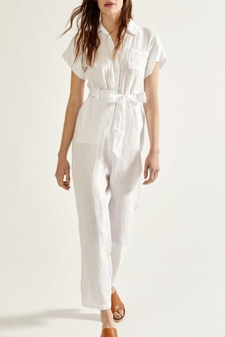 Linnen Jumpsuit - Ecru