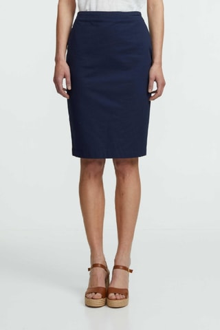 Kokerrok Hoge Taille - Wit