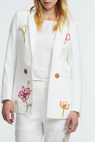 Linnen Blazer - Wit