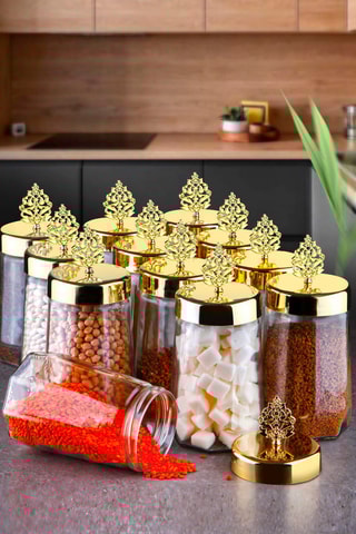 12 caixas de arrumação - 700 ml