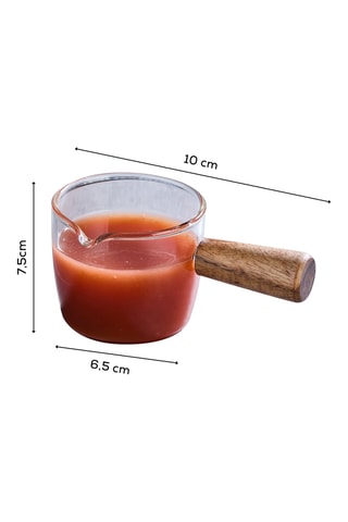 Tigela de molho em madeira - 11 cl
