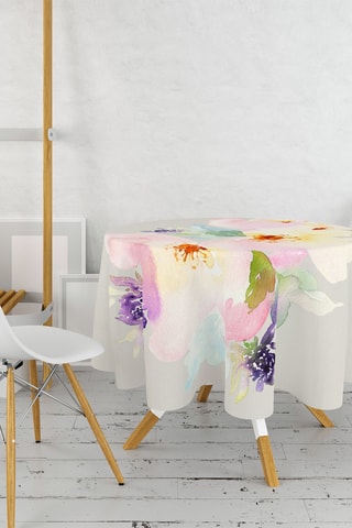 Toalha de mesa redonda - Bege - 160 cm