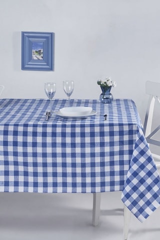 Toalha de mesa retangular - Azul-claro - 160 x 220 cm