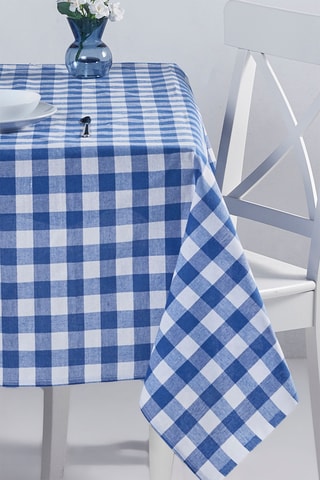Toalha de mesa retangular - Azul-claro - 160 x 220 cm