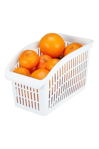 4 recipientes de arrumação - Branco