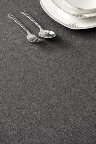 Toalha de mesa retangular - Antracite - 150 x 250 cm