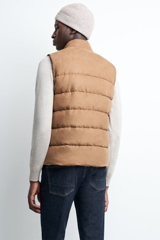 Mouwloos Vest - Camel