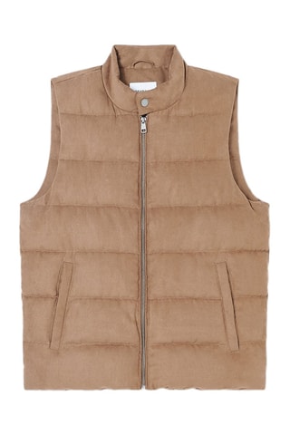 Mouwloos Vest - Camel