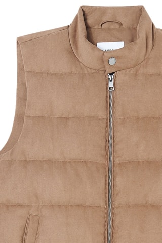 Mouwloos Vest - Camel