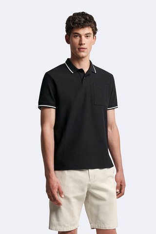 Polo slim - Noir