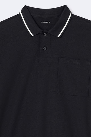 Polo slim - Noir