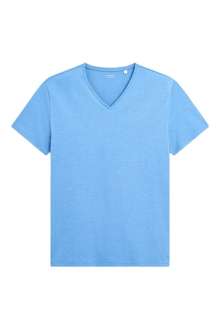 T-shirt Slim Fit - Blauw