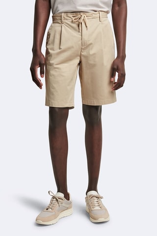 Bermuda slim fit - Ivoorkleurig