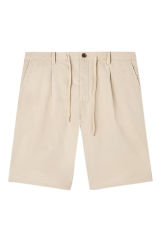 Bermuda slim fit - Ivoorkleurig