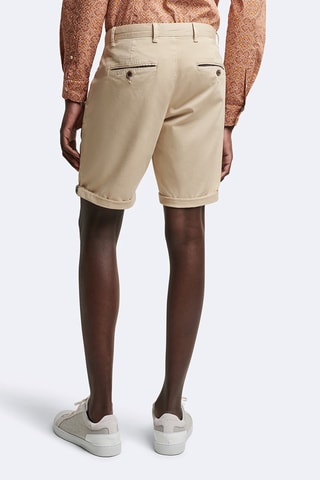Bermuda slim fit - Ivoorkleurig