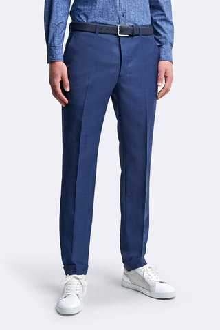 Wollen Pantalon Blauw