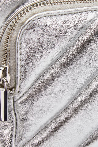 Sac à main en cuir Abri - Argenté