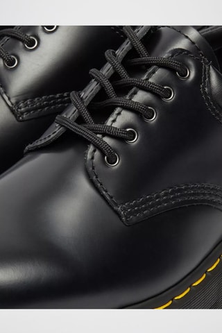 Derbys plateformes en cuir 8053 Quad Smooth - Noir