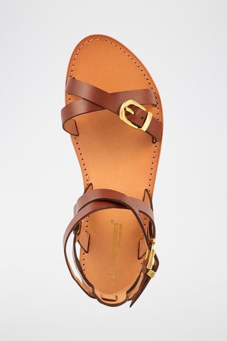 Sandales en cuir Hepana - Camel