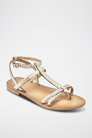 Sandales en cuir de buffle Hilitres - Beige