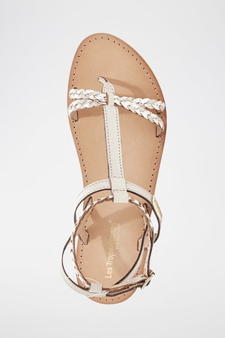 Sandales en cuir de buffle Hilitres - Beige