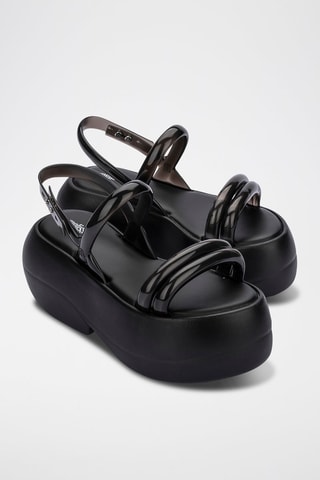 Sandales plateformes Airbubble - Noir