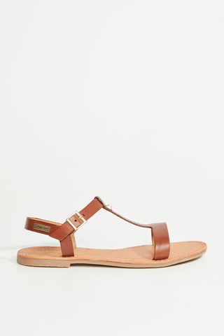 Sandales en cuir Hexom - Marron