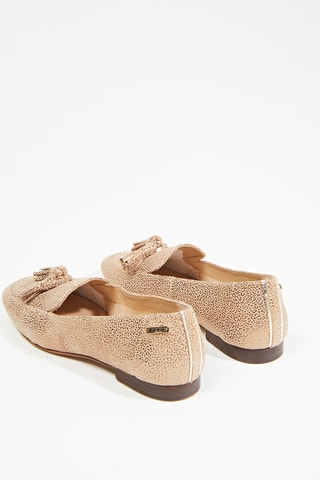 Mocassins en cuir de chèvre Fantome - Beige