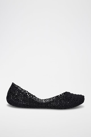 Ballerines pailletées Papel VII x Campana - Noir