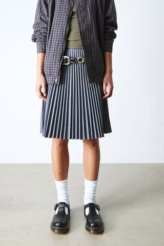 Babies en cuir Polley Smooth - Noir