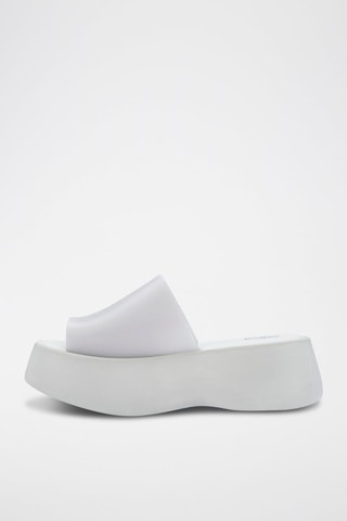 Mules plateformes Becky - Gris clair