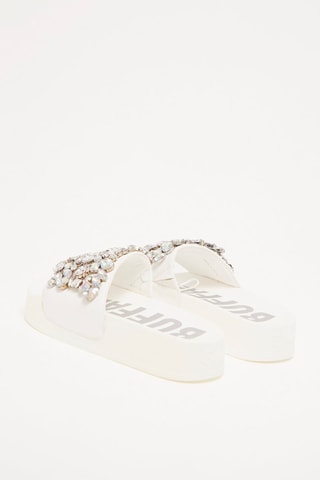 Mules plateformes - Blanc