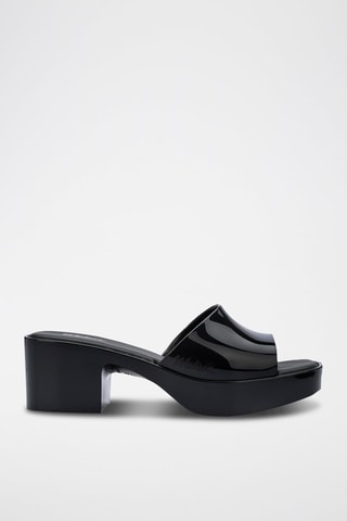 Mules à talons Shape - Noir