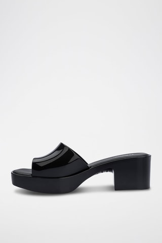 Mules à talons Shape - Noir