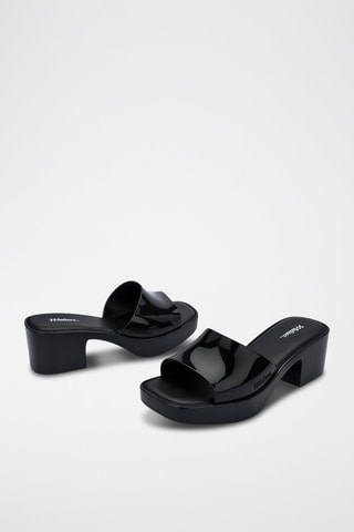 Mules à talons Shape - Noir