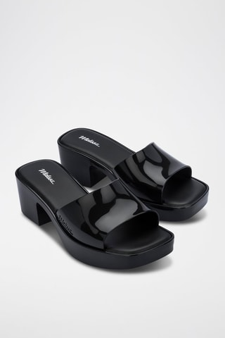 Mules à talons Shape - Noir