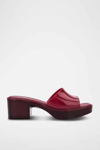 Mules à talons Shape - Rouge