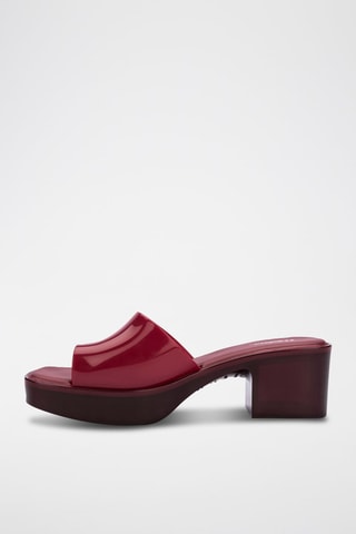 Mules à talons Shape - Rouge