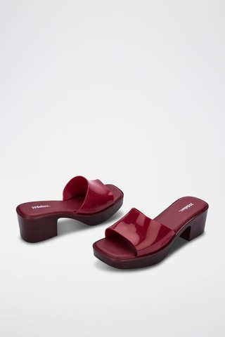 Mules à talons Shape - Rouge