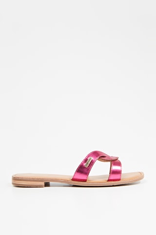 Mules en cuir Hanita - Violet