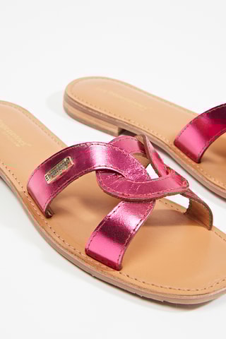 Mules en cuir Hanita - Violet