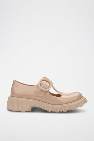 Salomés à talons Jackie - Beige