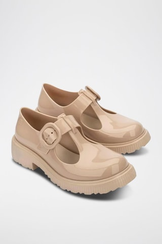 Salomés à talons Jackie - Beige