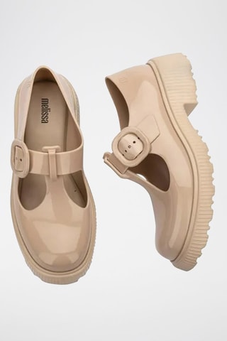 Salomés à talons Jackie - Beige