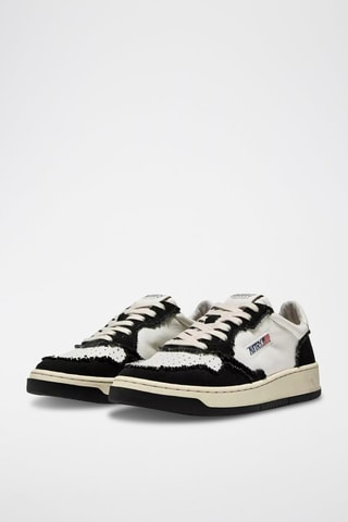 Baskets en cuir Medalist - Blanc et noir