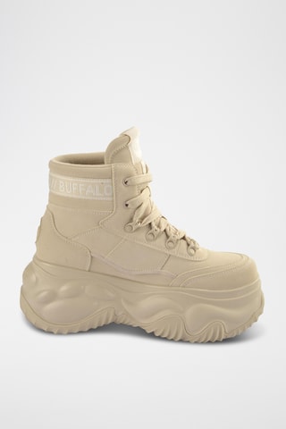 Baskets plateformes en cuir vegan Balder - Beige