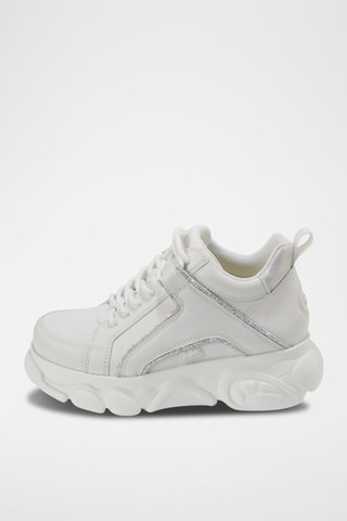 Baskets en cuir vegan 
Blanc