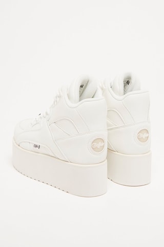 Baskets montantes plateformes 1300-6 - Vegan - Blanc